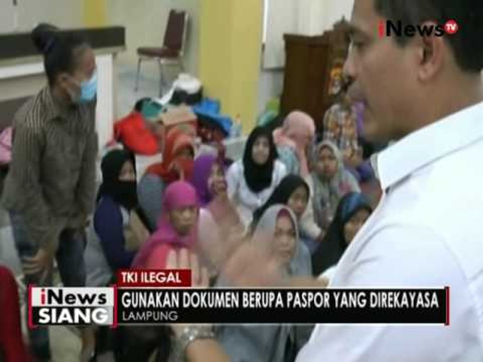 53 TKW ilegal paspor palsu, diamankan Polda Lampung - iNews Siang 04/10