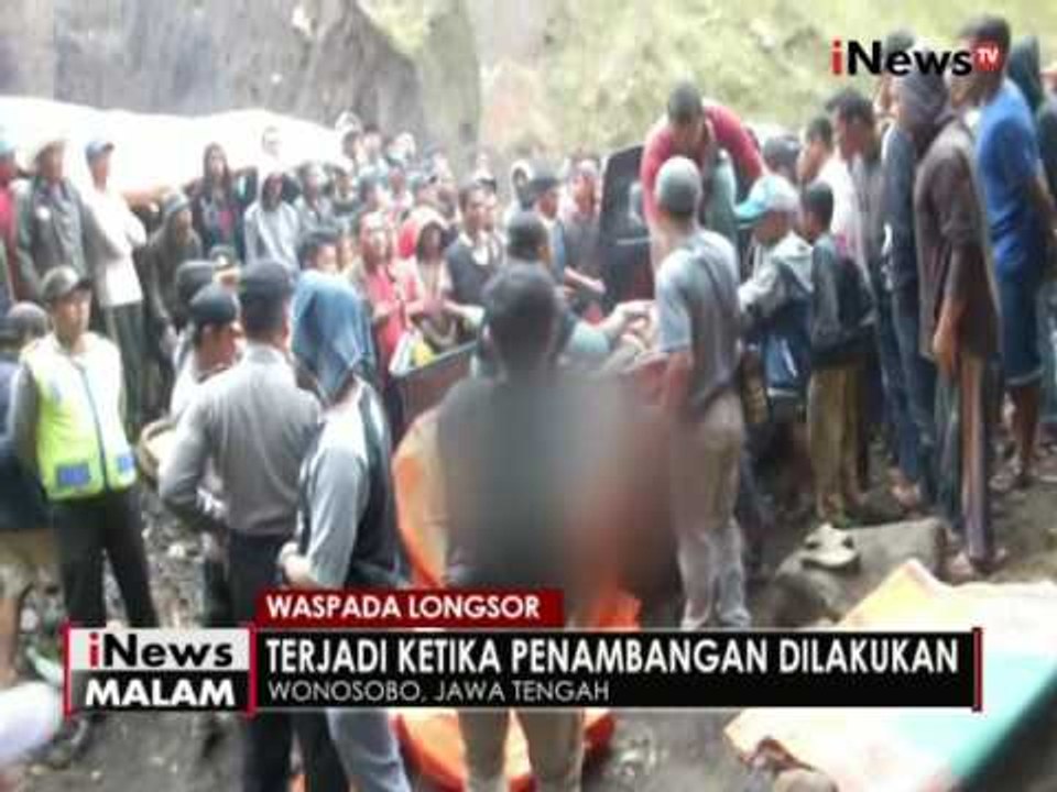 3 penambang tewas setelah tertimbun tanah longsor di Wonosobo - iNews Malam 09/10