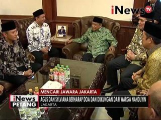 Agus dan Sylviana berharap doa dan dukungan dari warga Nahdliyin - iNews Petang 07/10