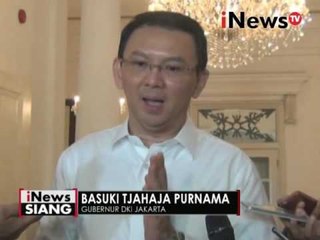 Ahok meminta maaf atas ke gaduhannya - iNews Siang 10/10