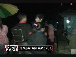 Diguyur hujan 3 hari, sebuah jembatan di Pangandaran roboh - iNews Pagi 10/10