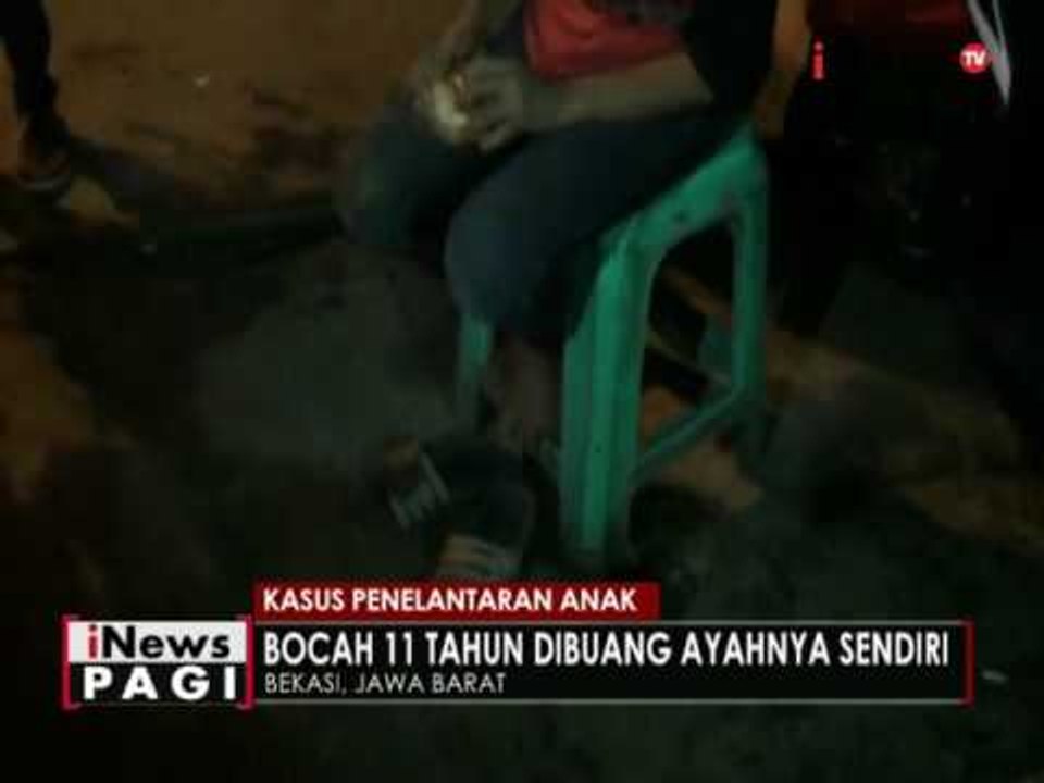 Bocah 11 tahun dibuang ayah sendiri di pinggir jalan di Bekasi - iNews Pagi 13/10