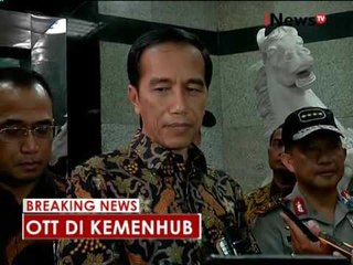 Pernyataan Presiden Jokowi terkait tangkap tangan OPP Kemenhub - iNews Breaking News 11/10