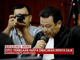 Kuasa Hukum Jessica persiapkan 4000 halaman pembelaan - iNews Breaking News 12/10