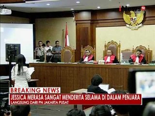 Jessica menangis saat membacakan pembelaannya - iNews Breaking News 12/10