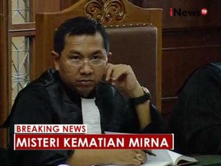 Sianida ditemukan sebanyak 0,2 mg setelah 3 hari kematian Mirna - iNews Breaking News 12/10