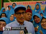 Sandiaga Uno dapat dukungan kaum ibu rumah tangga yang tergabung dalam Aku Pas - iNews Pagi 13/10