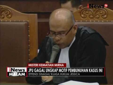 Kuasa hukum : JPU tidak bisa ungkap motif pembunuhan Mirna - iNews Malam 13/10