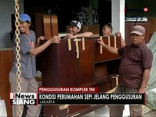 Penggusuran komplek TNI, kondisi perumahan sepi jelang penggusuran - iNews Siang 14/10