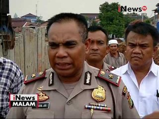 Kapolsek Tebet meninjau langsung lokasi jatuhnya tiang beton kali Ciliwung - iNews Malam 17/10
