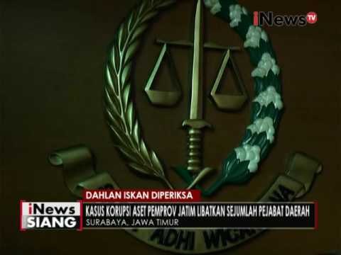 Kasus korupsi aset Pemprov Jatim, Dahlan Iskan diperiksa sebagai saksi - iNews Siang 18/10