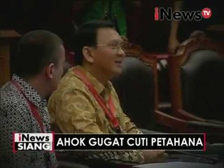 Live Report : Randu Dahlia, Ahok gugat cuti Petahana - iNews Siang 19/10