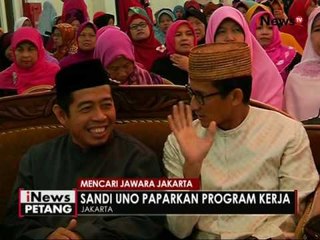 Sandiaga Uno paparkan program kerja di Taklim Akbar di kawasan Pasar Minggu - iNews Petang 18/10