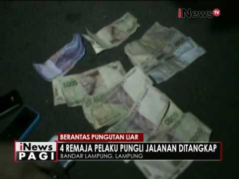 Kerap melakukan pungli di Bandar Lampung, 4 remaja ditangkap Polisi - iNews Pagi 20/10