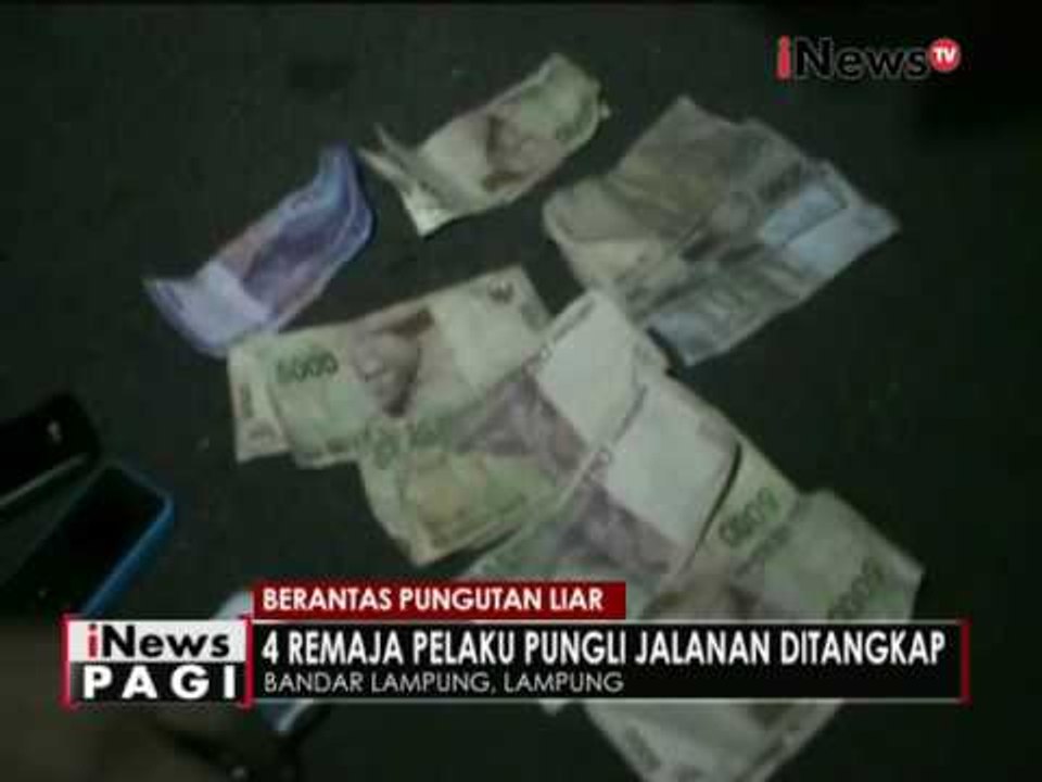 Kerap melakukan pungli di Bandar Lampung, 4 remaja ditangkap Polisi - iNews Pagi 20/10