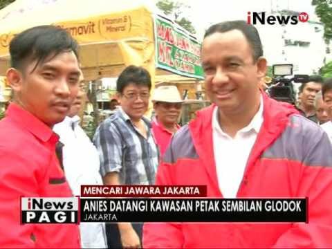Bacagub Anies Baswedan datangi kawasan petak sembilan Glodok - iNews Pagi 24/10