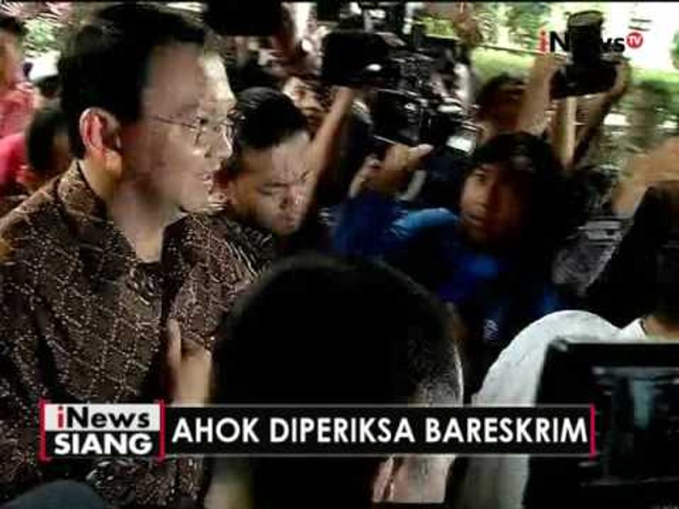 Hari ini, Ahok diperiksa Baraskrim terkait dugaan penistaan agama - iNews Siang 24/10