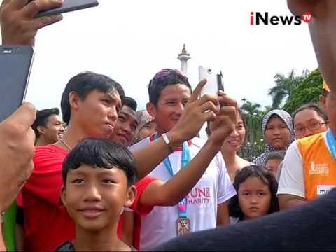 Bacawagub Sandiaga Uno ikuti acara Jakarta Marathon 2016 - iNews Pagi 24/10