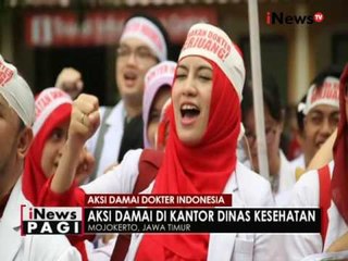 Tak hanya di Jakarta, aksi dalam rangka Hut IDI juga terjadi dibeberapa daerah - iNews Pagi 25/10