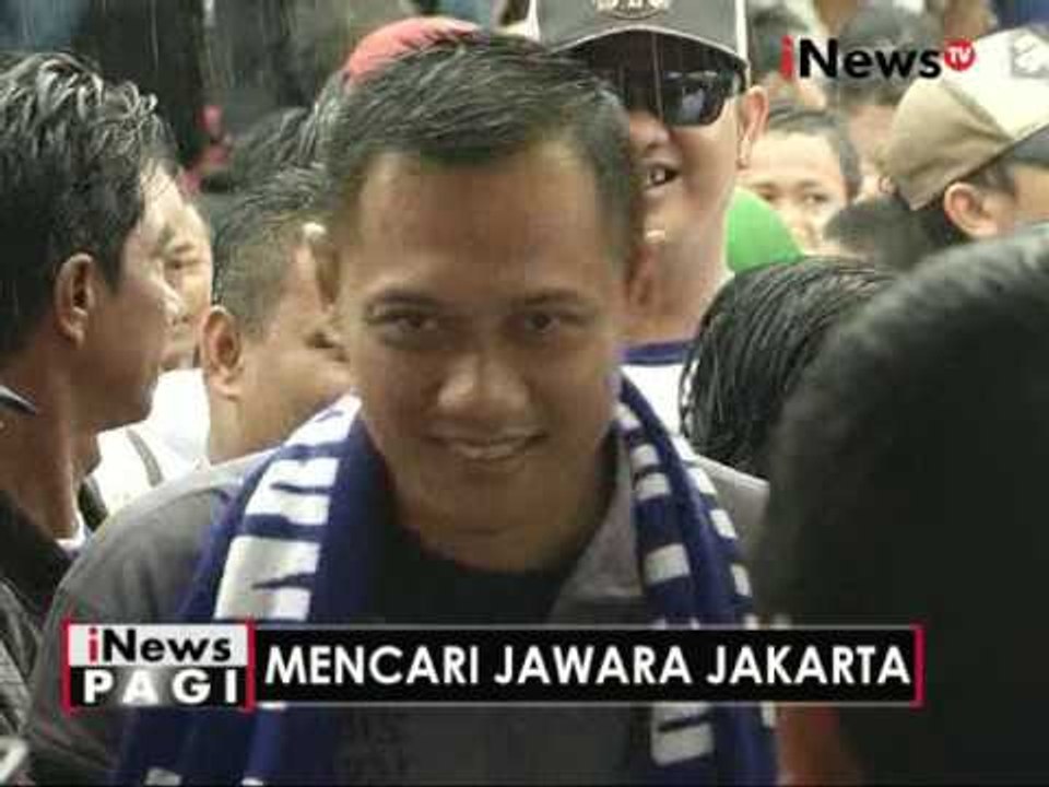 Bacagub Agus Yudhoyono datangi deklarasi pendukungnya di Stadion Tugu Jakarta - iNews Pagi 24/10