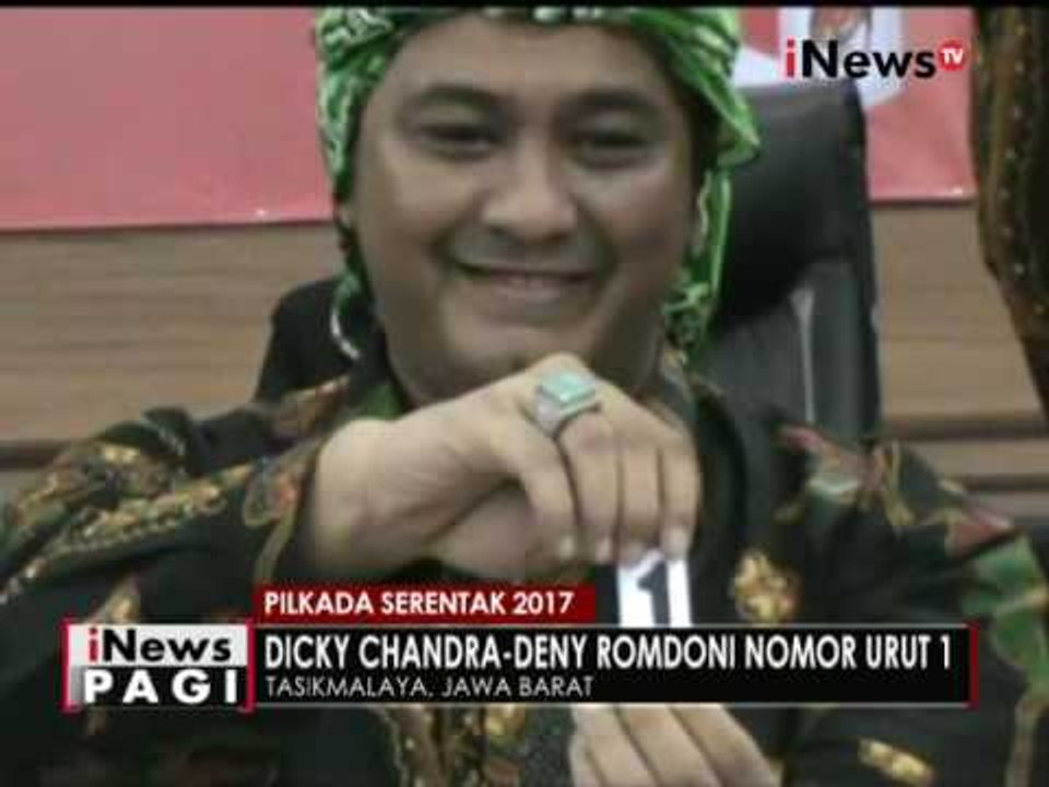 3 Paslon Walikota & Wakil Walikota Tasikmalaya ikuti pengundian nomer urut - iNews Pagi 26/10
