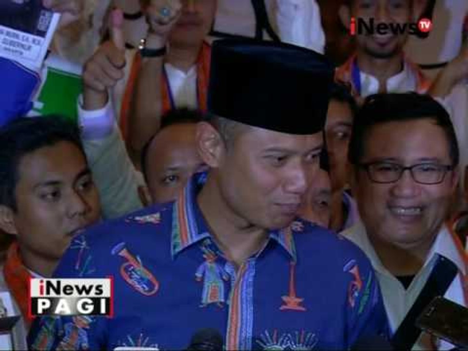 Pasangan Agus dan Sylviana Murni merasa puas mendapat nomer urut 1 - iNews Pagi 26/10