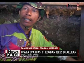 Proses evakuasi 11 korban tambang ilegal di Jambi belum membuahkan hasil - iNews Pagi 27/10