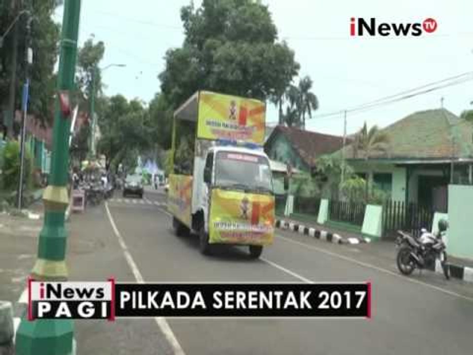 2 Pasangan calon Bupati Jepara ikuti konvoi keliling kota - iNews Pagi 28/10