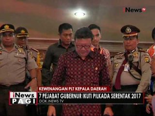 Cahya Kumolo lantik PLT untuk menggantikan para calon Petahana - iNews Pagi 27/10