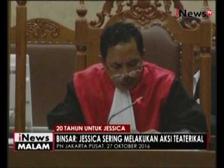 20 tahun untuk Jessica, Binsar : Jessica sering lakukan aksi teaterikal - iNews Malam 30/10