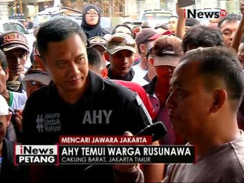 Agus berjanji akan merealisasi keinginan warga rusun cakung jika terpilih - iNews Petang 01/11