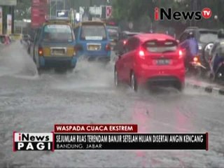 1 jam hujan deras bandung terendam - iNews Pagi 01/11