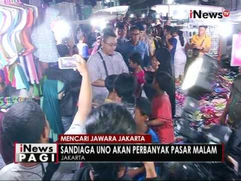 Jika dipercaya sebagai Gubernur, Sandiaga Uno janji akan perbanyak pasar malam - iNews Pagi 01/11