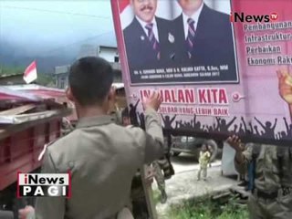 Panwaslu Mamasa tertibkan alat peraga kampanye yang ganggu keindahan lingkungan - iNews Pagi 01/11