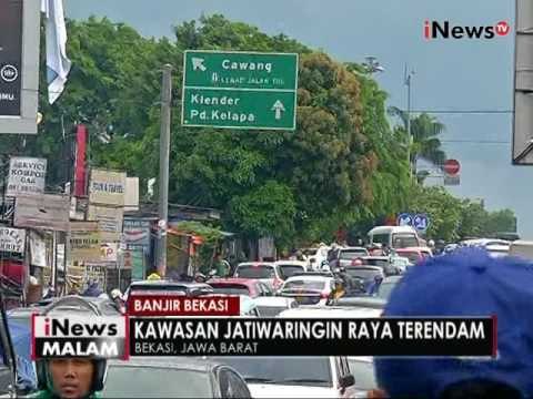 Hujan deras, kawasan Jatiwaringin digenangi banjir setinggi hampir 1 meter - iNews Malam 01/11