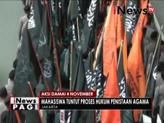 Ratusan mahasiswa tuntut proses hukum penistaan agama - iNews Pagi 03/11