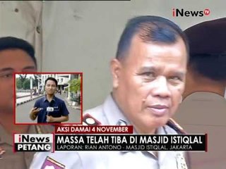 Live Report : Kondisi terkini Masjid Istiqlal terkait aksi damai 4 November - iNews Petang 03/11