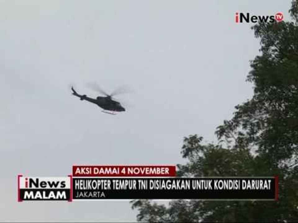 Jelang aksi damai 4 November, helikopter tempur disiapkan untuk pengamanan - iNews Malam 03/11