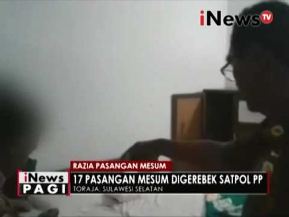 17 pasangan mesum diamankan petugas di Toraja Utara - iNews Pagi 03/11
