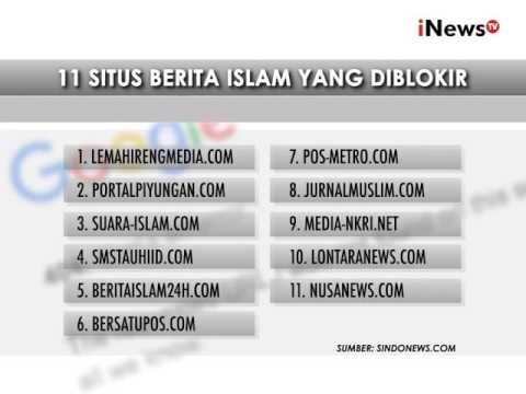 Jelang aksi damai, Kemenkoinfo blokir 11 situs berita islam - iNews Pagi 04/11