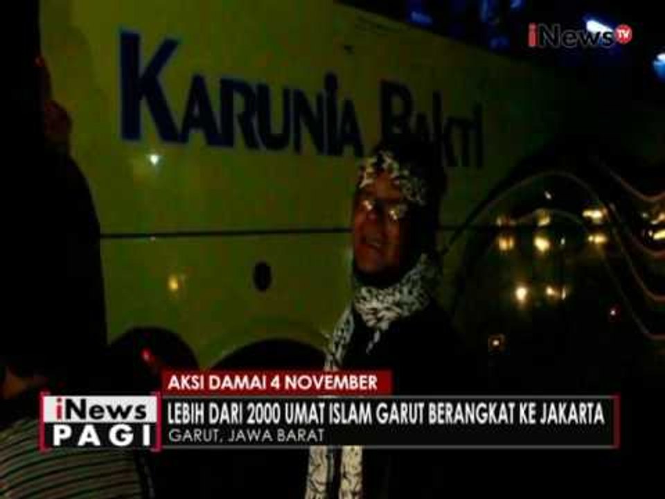 Ormas se-Jabodetabek berkumpul di markas FPI untuk bersama-sama ikuti aksi damai - iNews Pagi 04/11