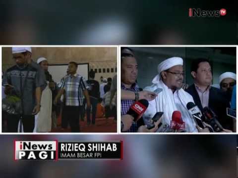 Setelah diperiksa, Rizieq Shibab dimintai keterangan terkai surat Al-Maidah - iNews Pagi 04/11