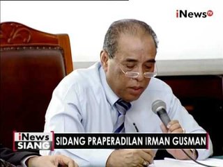 Live report : Perkembangan terkini sidang praperadilan Irman Gusman - iNews Siang 02/11