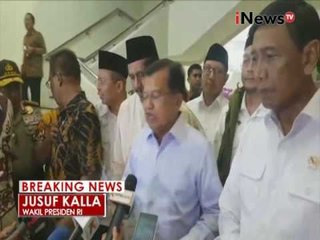 Wapres Jusuf Kalla menerima perwakilan dari Massa aksi damai - iNews Breaking News 04/11