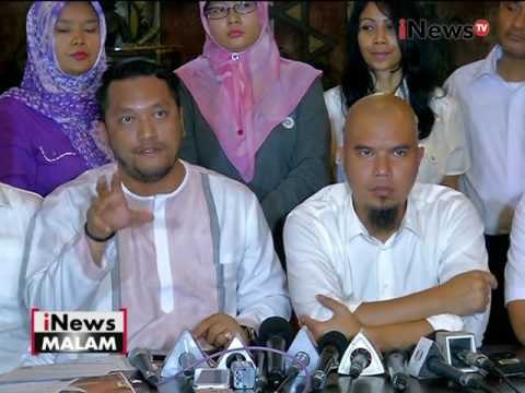 Ahmad Dhani beserta kuasa Hukumnya membantah tuduhan telah melecehkan Jokowi - iNews Malam 07/11
