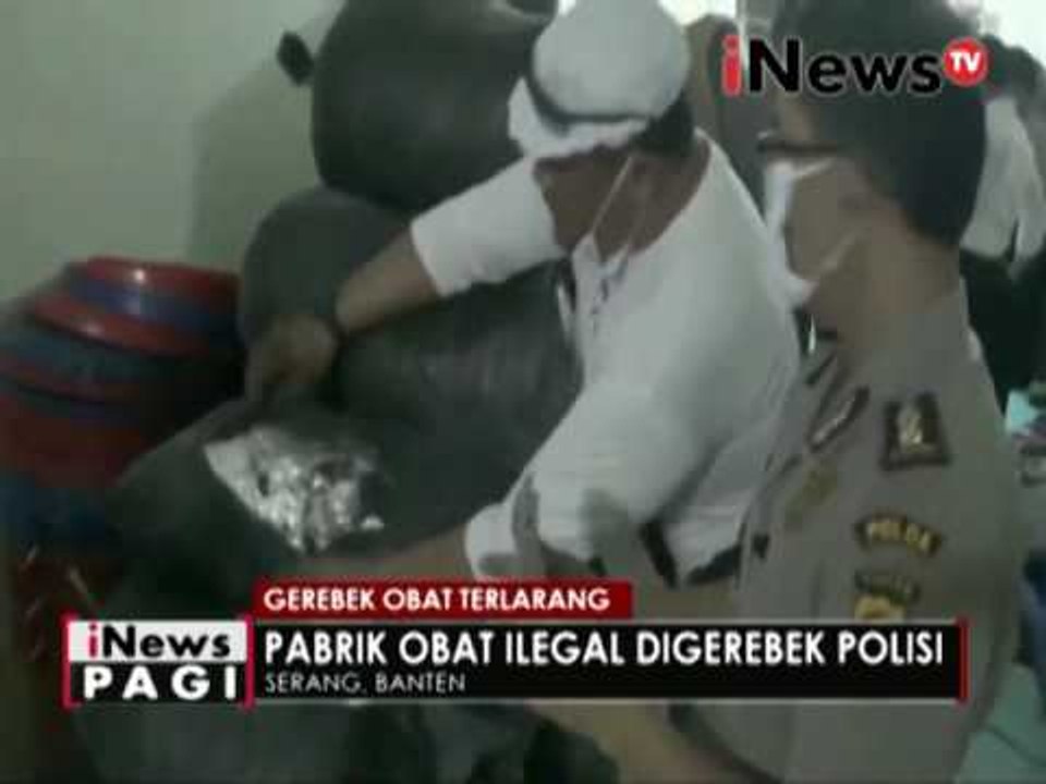 Petugas penggerebek pabrik obat terlarang - iNews Pagi 08/11