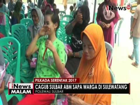 Cagub Sulbar ABM bagikan gelang persahabatan kepada warga di Sulewatang - iNews Malam 07/11