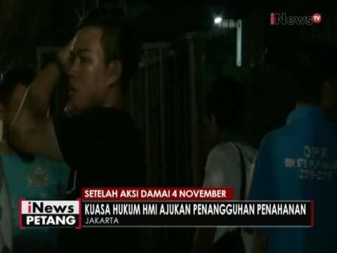 Tim kuasa hukum HMI ajukan penangguhan penahanan 4 aktivis HMI - iNews Petang 09/11