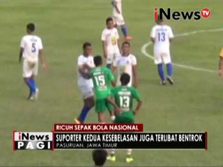 Ricuh sepak bola nasional - iNews Pagi 07/11