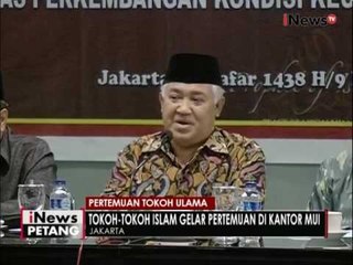Terkait dugaan penistaan agama, tokoh islam gelar pertemuan di kantor MUI - iNews Petang 09/11